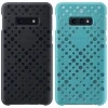 Set Husa Cover Samsung Pattern pentru Samsung Galaxy S10e  Negru si Verde