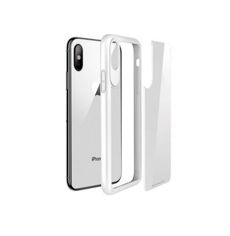 Husa sticla  Hoco Zero Point pentru iPhone X/XS Alb thumb