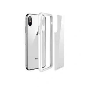 Husa sticla  Hoco Zero Point pentru iPhone X/XS Alb