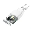 Set Incarcator Retea Cellularline QC 3.0 10W+Cablu Date Micro Usb 1m Alb