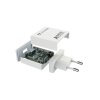 Set Incarcator Retea Cellularline QC 3.0 15W+Cablu Date Type C  1m Alb