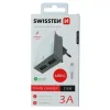 Set Incarcator Retea Swissten Smart IC 2xUSB 3A + Cablu Date Type C 1.2m Alb