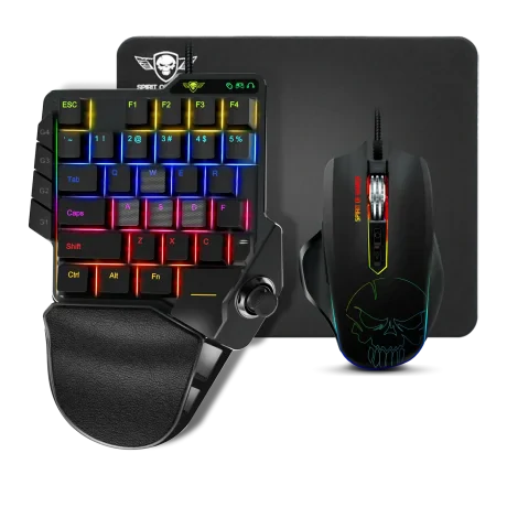 Set Gaming Tastatura + Mouse + Mouse Pad Spirit of Gamer Xpert G-900 Gaming RGB Negru