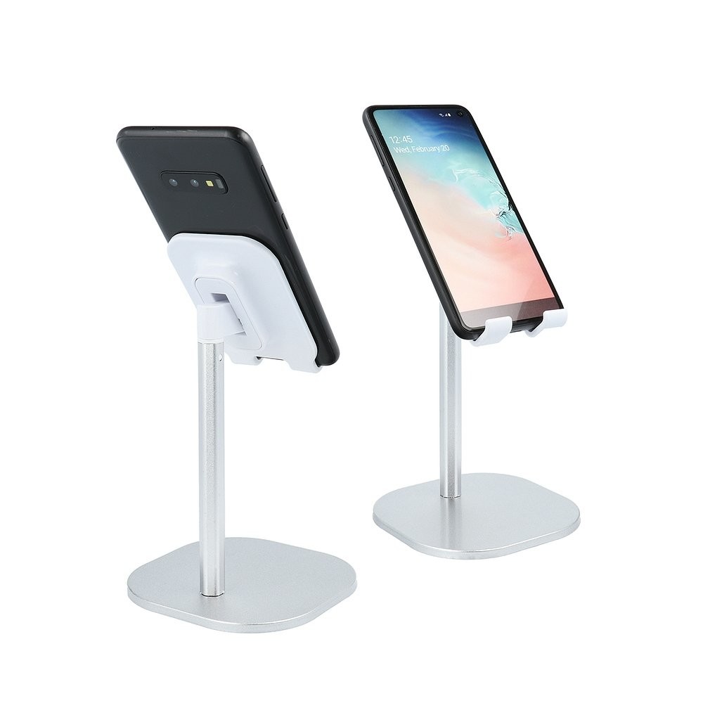 Stand Birou cu Suport Telefon Argintiu thumb