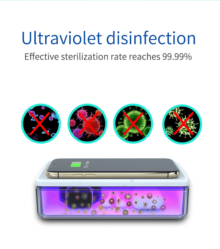 Sterilizator multifunctional cu incarcator wireless thumb