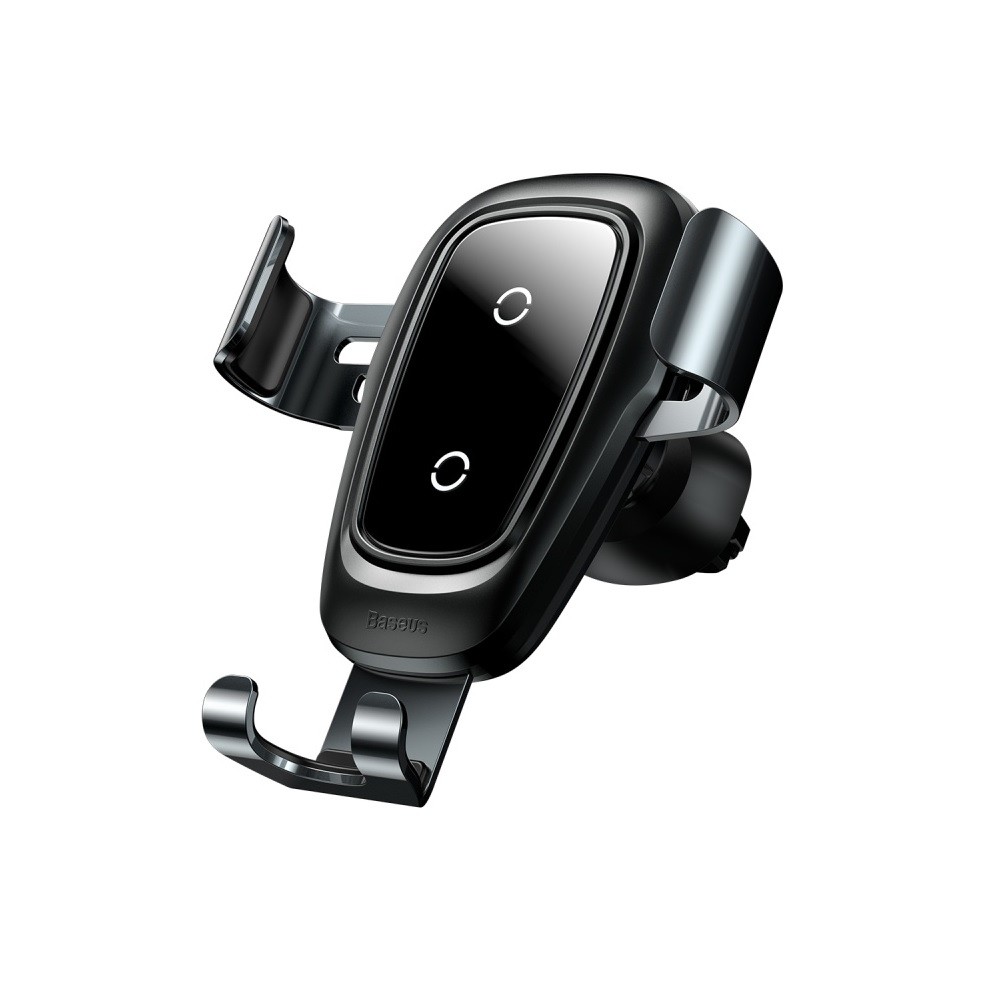 Suport Auto cu incarcare wireless Baseus Gravity Air Vent 5V Negru thumb