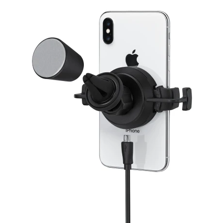 Suport Auto Mophie cu Incarcare Wireless Negru