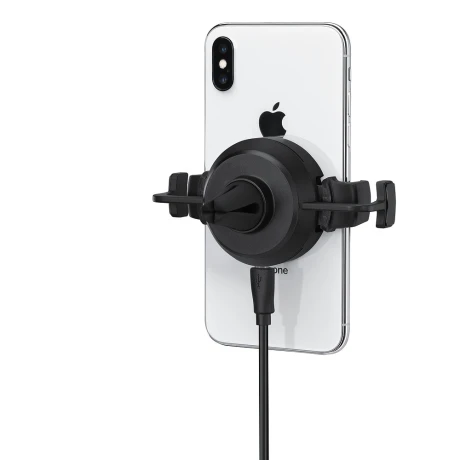 Suport Auto Mophie cu Incarcare Wireless Negru