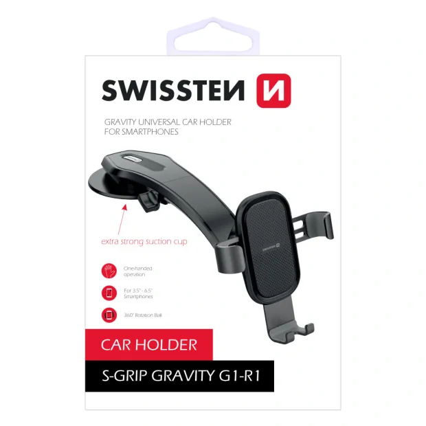 Suport Auto Swissten Gravity S-GRIP G1-R1 Negru