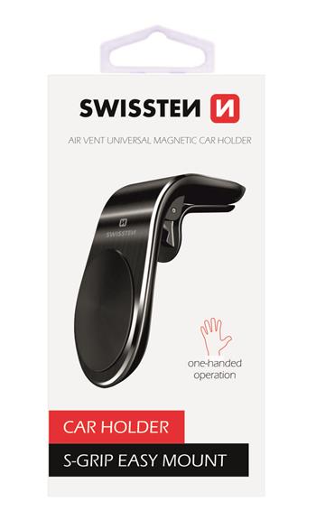 Suport Auto Swissten Metalic Air Vent Negru thumb