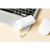 Suport Dock Incarcare Pitaka AirPolPal Wireless pentru Apple Airpods 1/2 1200mAh Alb