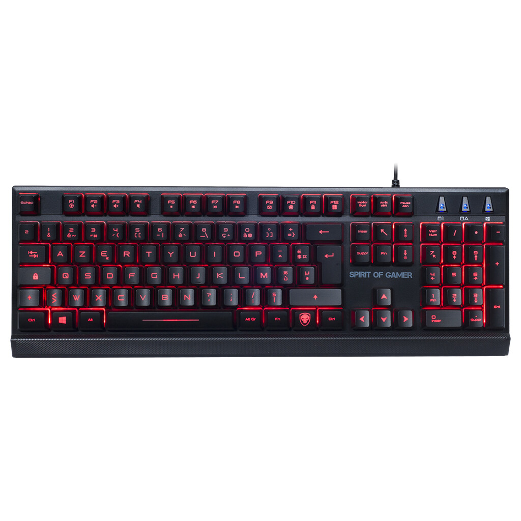 Tastatura Gaming Spirit of Gamer Elite K-10 Gaming Qwerty Anti-Ghosting Led Negru thumb