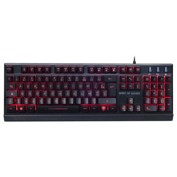 Tastatura Gaming Spirit of Gamer Elite K-10 Gaming Qwerty Anti-Ghosting Led Negru