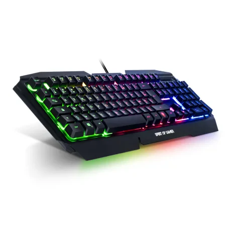 Tastatura Gaming Spirit of Gamer PRO-K5 Gaming RGB Qwerty Semi Mecanic Negru